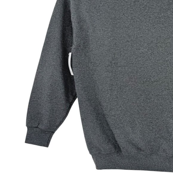 Athletic Works Men's Fleece Dark Gray Sweatshirt XL (46-48) Moisture Wicking NWT - Picture 4 of 9